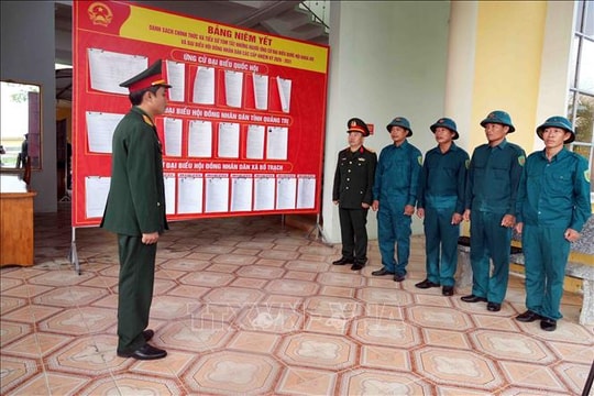 Chủ động bảo đảm an ninh, an toàn cho 'ngày hội toàn dân'