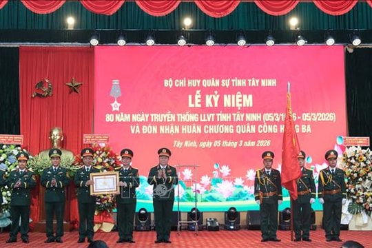 Dấu ấn 80 năm của những người lính đất thép Tây Ninh