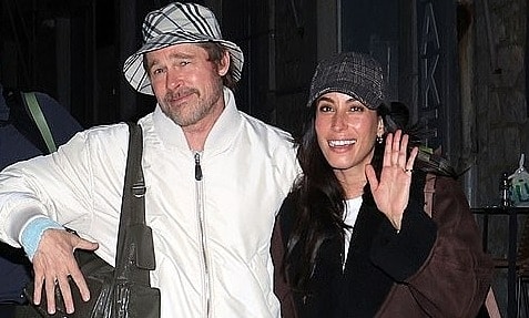 Brad Pitt và bạn gái tay trong tay ở Hy Lạp