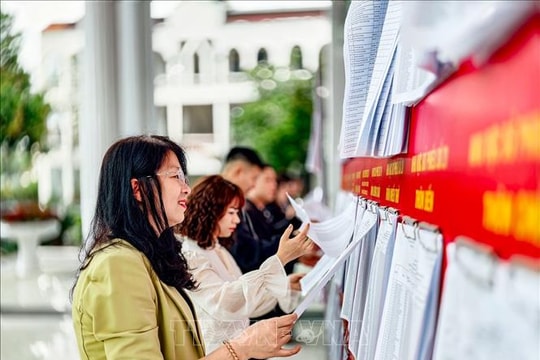 Bầu cử Quốc hội và HĐND: Hà Nội tăng cường trao đổi giữa cử tri và người ứng cử