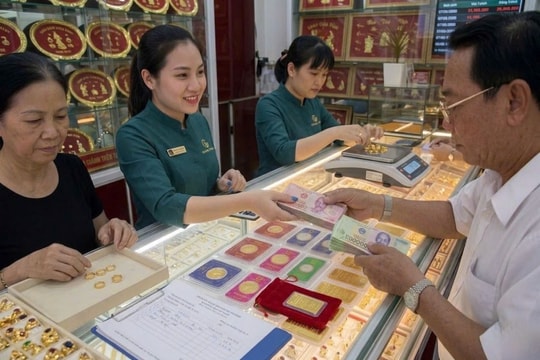 Vàng đảo chiều, tăng hơn 1 triệu đồng/lượng sau cú sốc giảm sâu