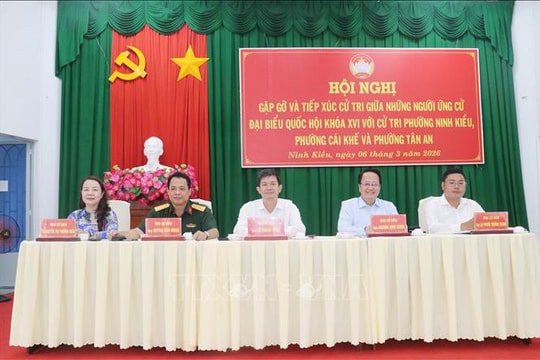 Cử tri đồng thuận với chương trình hành động của các ứng cử viên