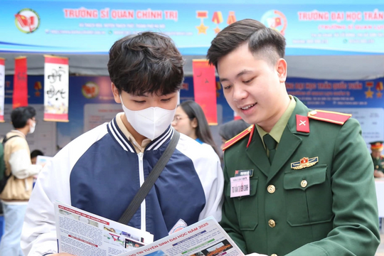 Tăng hơn 1.000 chỉ tiêu hệ quân sự ở các trường quân đội