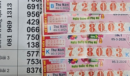 Sáng 6-3, lộ diện người trúng 2 giải độc đắc của xổ số miền Nam