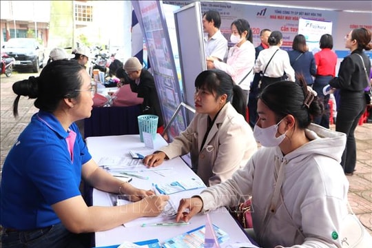 Hàng nghìn cơ hội việc làm đầu Xuân cho người lao động