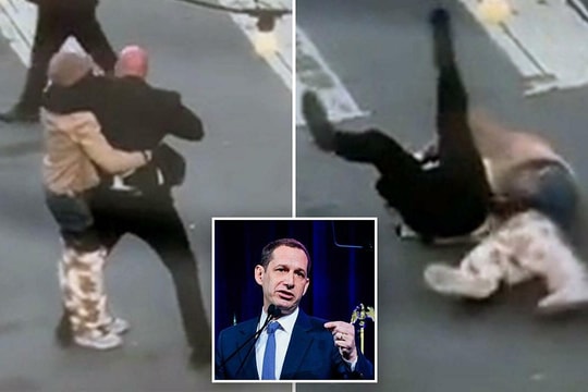 Cảnh sát bảo vệ Thị trưởng San Francisco bị quật ngã trên phố