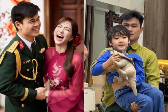 Con trai Hòa Minzy chia sẻ bất ngờ về Đại úy Văn Cương, mong mẹ sớm lên xe hoa