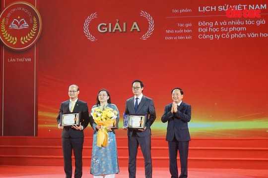Hai bộ sách lịch sử xuất sắc giành giải A Giải thưởng Sách Quốc gia lần thứ 8