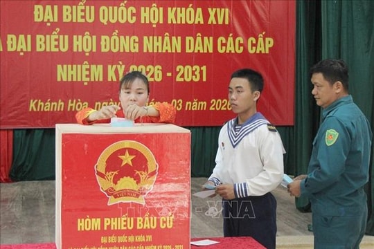 Bầu cử Quốc hội và HĐND: Bầu cử sớm ở đặc khu Trường Sa