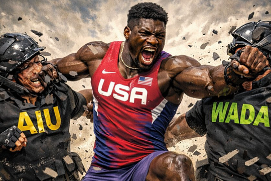 Cựu vô địch 100m thế giới đăng ảnh AI đối đầu các tổ chức chống doping