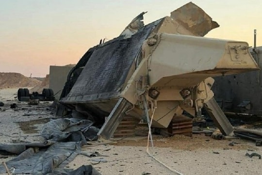 Cận cảnh 'mắt thần' của hệ thống THAAD Mỹ bị UAV Iran phá hủy