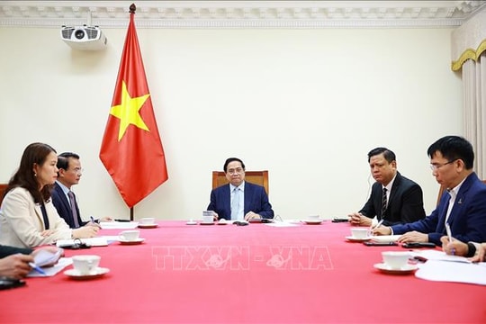 Thủ tướng Phạm Minh Chính điện đàm với Thủ tướng Nhà nước Kuwait