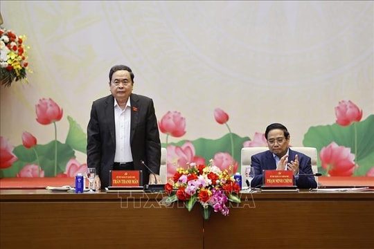 Chủ tịch Quốc hội và Thủ tướng đồng chủ trì hội nghị về Kỳ họp thứ nhất, Quốc hội khóa XVI