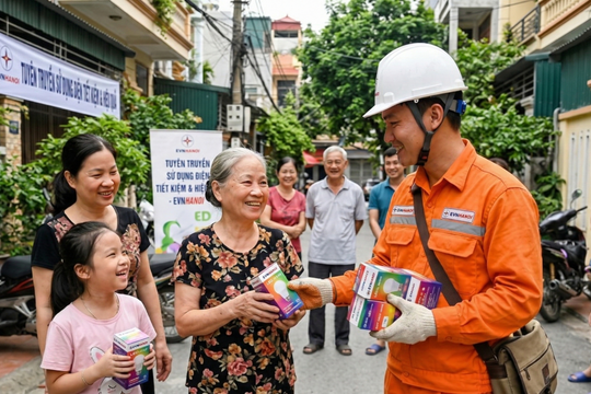 EVNHANOI hưởng ứng Chiến dịch Giờ Trái đất năm 2026