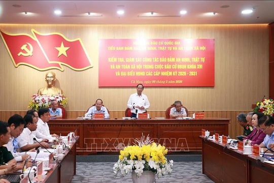 Đảm bảo tuyệt đối an ninh trật tự và an toàn xã hội trong kỳ bầu cử sắp tới