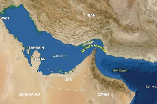 Hoạt động địa chất khiến Hormuz thành eo biển hẹp