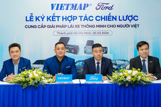 Vietmap hợp tác Ford Việt Nam nâng trải nghiệm lái xe an toàn