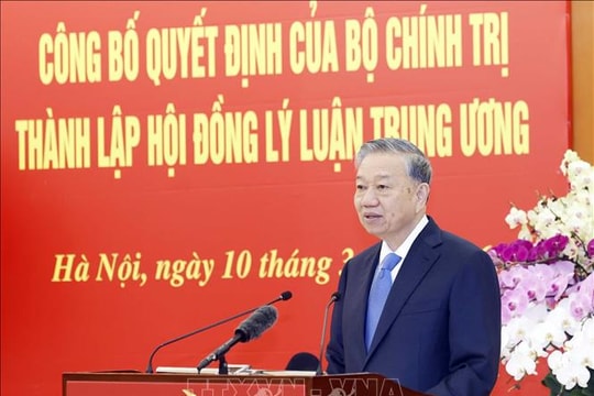 Tổng Bí thư Tô Lâm: Đưa công tác lý luận đồng hành với các nhiệm vụ lớn của Đảng, đất nước