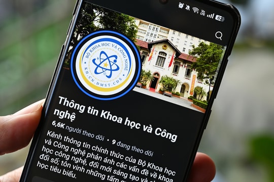 Bộ Khoa học và Công nghệ lập fanpage Facebook mới