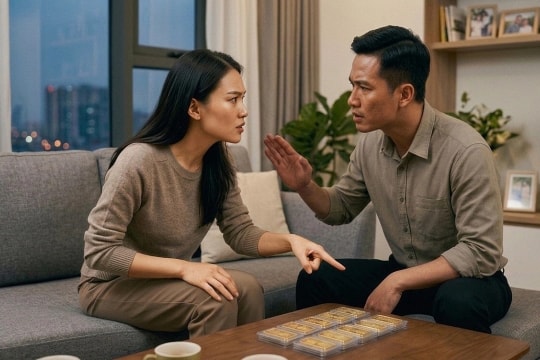 Tôi hết hơi khuyên vợ bán chốt lời 10 lượng vàng