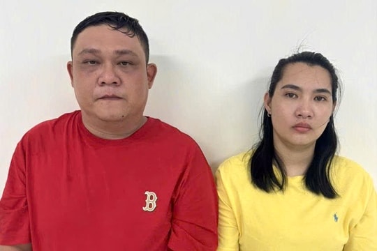 Vợ chồng giả 'đại úy công an - nhân viên ngân hàng' để lừa tiền