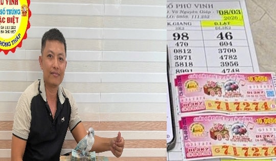 Người đàn ông “ôm” vé trúng độc đắc xổ số miền Nam từ ngày 8-3