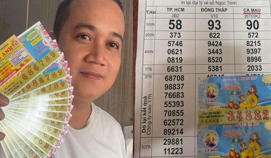 Khách hàng ở TPHCM, Đồng Nai, Vĩnh Long trúng 3 giải độc đắc xổ số miền Nam