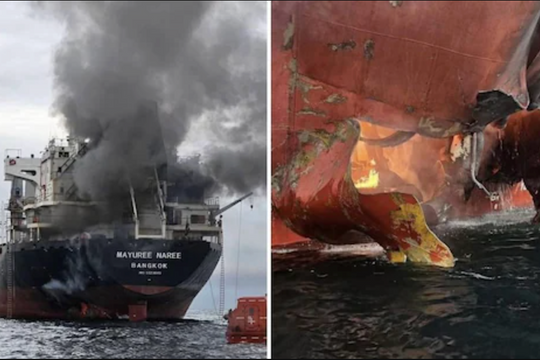 Xung đột Mỹ - Iran ngày 12: Hormuz rực lửa, tàu hàng liên tiếp trúng đạn