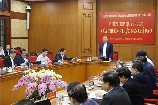 Tổng Bí thư Tô Lâm: Đảm bảo pháp luật thực sự đi vào cuộc sống