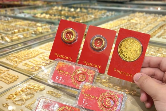 Giá vàng thế giới tăng trên 5.200 USD/ounce, vàng nhẫn SJC áp sát vàng miếng
