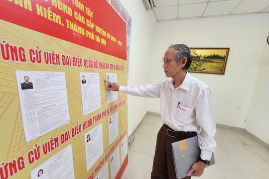 Cử tri Hà Nội kỳ vọng chọn được đại biểu đủ đức, đủ tài