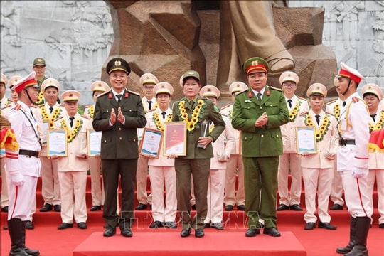 Tuyên dương gương điển hình tiêu biểu trong lực lượng Công an tỉnh Bắc Ninh