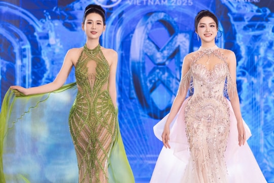 Ứng viên nổi bật Miss World Vietnam diễn váy dạ hội