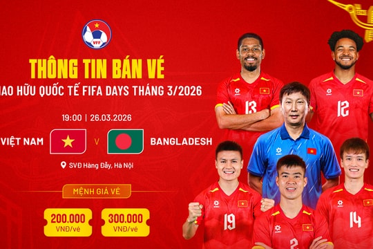 Mua vé xem Việt Nam vs Bangladesh ở đâu, giá bao nhiêu?
