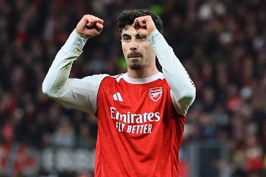 Kết quả Bayer Leverkusen 1-1 Arsenal: Phạt đền tranh cãi, Havertz gỡ hòa