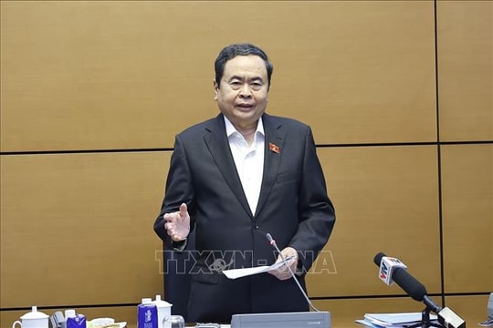 Họp lãnh đạo Quốc hội với các Tiểu ban giúp việc Hội đồng Bầu cử quốc gia