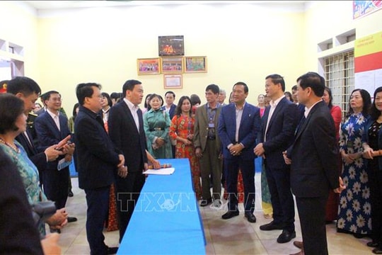 Thái Nguyên tổ chức diễn tập bầu cử đồng loạt trên toàn tỉnh