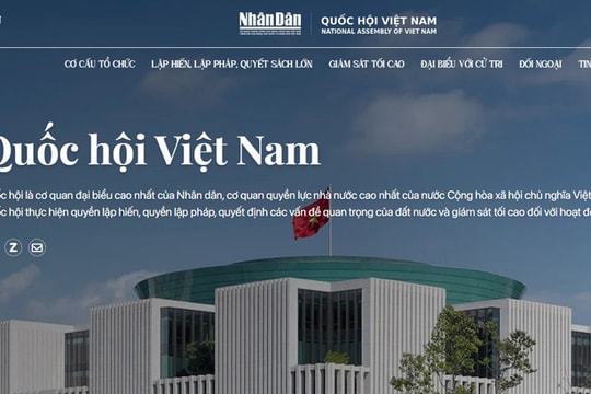 Báo Nhân Dân ra mắt chuyên trang Quốc hội Việt Nam