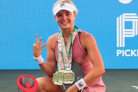 'Nữ hoàng pickleball' dự PPA Tour Asia ở Hà Nội