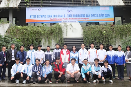 10 thí sinh đạt điểm cao nhất Olympic Toán châu Á - Thái Bình Dương ở Việt Nam