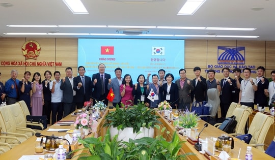 Trường Đại học Cửu Long quan hệ hợp tác với các đối tác ở Hàn Quốc