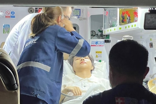 Vũ Cát Tường cấp cứu