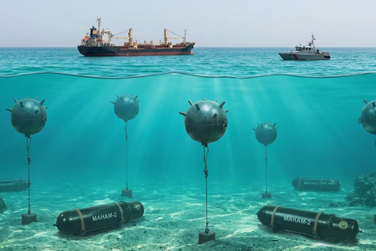 Ác mộng thủy lôi Iran bóp nghẹt eo biển Hormuz