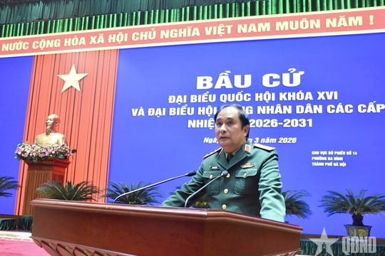 Bộ Tổng Tham mưu tổng duyệt chương trình khai mạc bầu cử