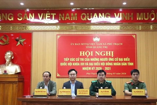 Cam kết đại diện cho quyền lợi chính đáng của nhân dân