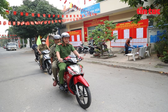 Công an TP Hồ Chí Minh tăng cường đảm bảo an ninh cho ngày bầu cử