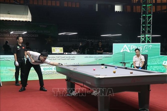 Trên 700 VĐV tham gia Giải Vô địch Billiards và Snooker các Câu lạc bộ quốc gia