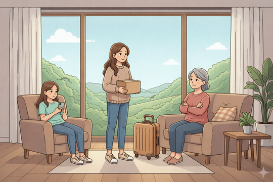 Tôi muốn về quê sống nhưng có vẻ mẹ và em gái không thích