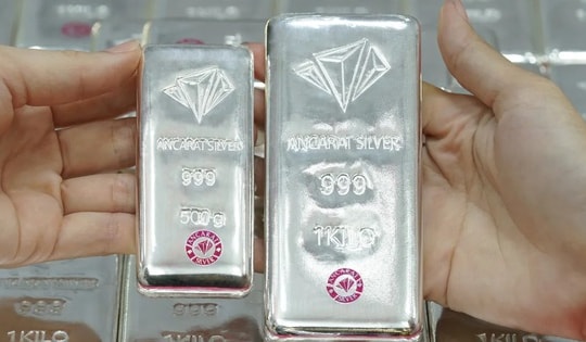 Giá bạc hôm nay 13/3: Trong nước và thế giới cùng giảm sâu