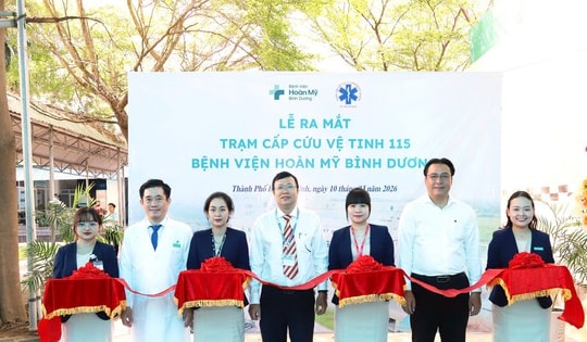 Bệnh viện Hoàn Mỹ Bình Dương ra mắt trạm cấp cứu vệ tinh 115